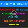 Create a usergroup legend in sidebar