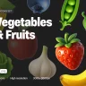 Vegetables & Fruits | 3D Icons