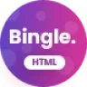 Bingle - Mobile App Landing Page HTML Theme